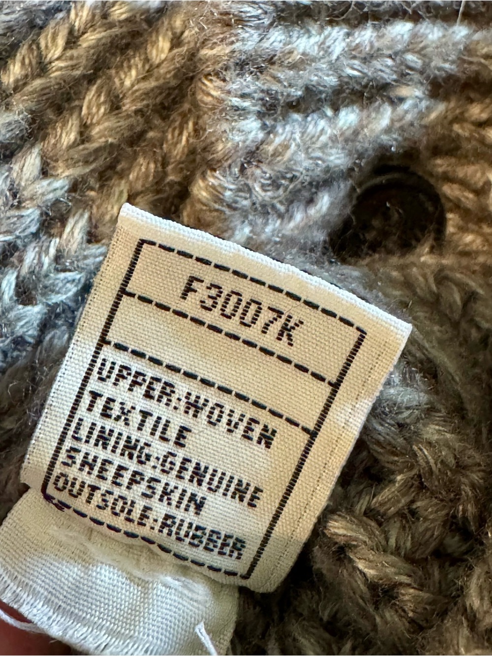 UGG Classic Cardy knit boots F3007K in gray - Picture 6 of 10